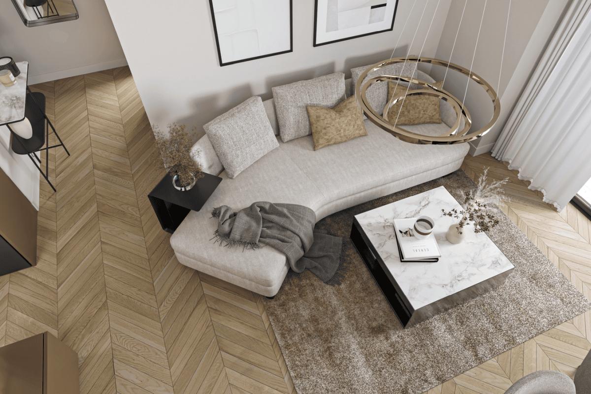 Przestronny apartament z trzema sypialniami w nowym budynku