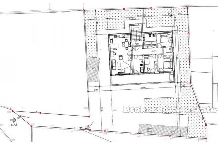 Kastela - Działka budowlana z widokiem na morze
