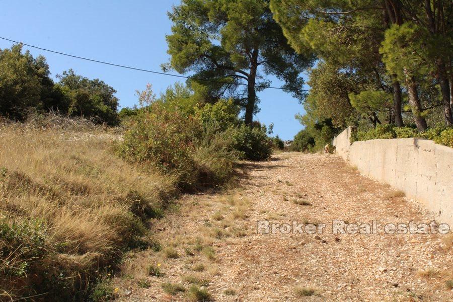 Île de Solta - Terrain à bâtir avec vue mer