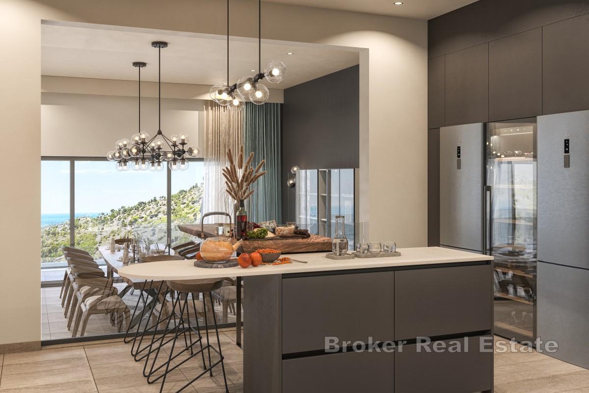 Øya Brac - Villa under bygging første rad til sjøen