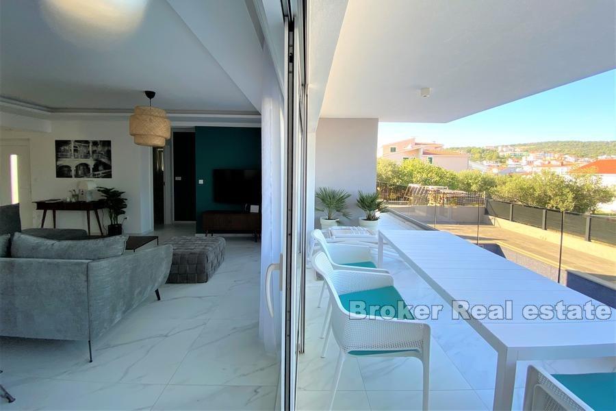 Island of Ciovo - Luxury apartment with a pool and the sea view