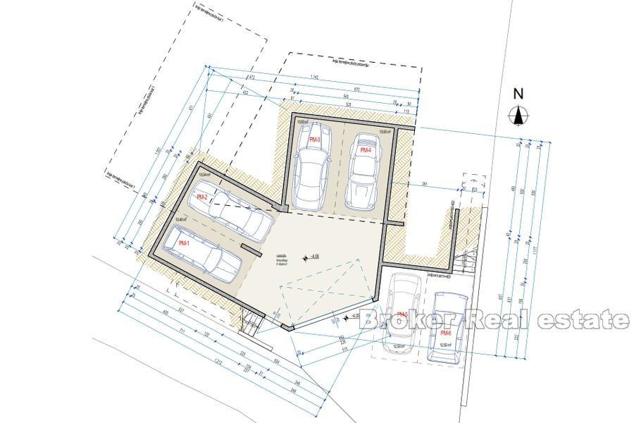 Ön Ciovo, hus med havsutsikt