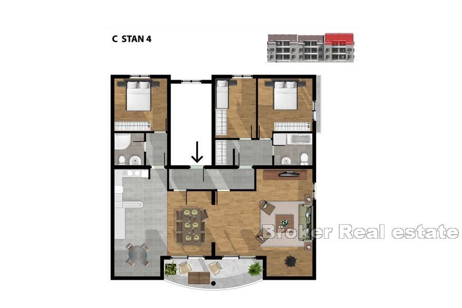 Kastela - Apartamenty blisko morza