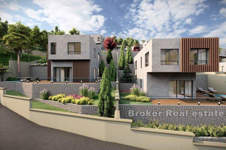 Ostrov Hvar - Vily s bazénem ve výstavbě v blízkosti moře