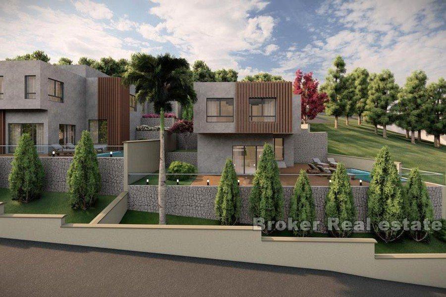 Ostrov Hvar - Vily s bazénem ve výstavbě v blízkosti moře