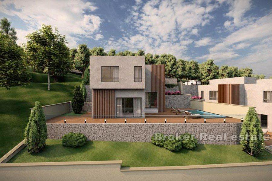 Ostrov Hvar - Vily s bazénem ve výstavbě v blízkosti moře