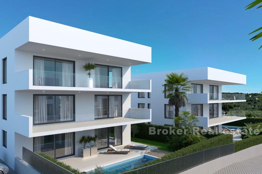 Ostrov Čiovo - Apartmány ve výstavbě v blízkosti moře