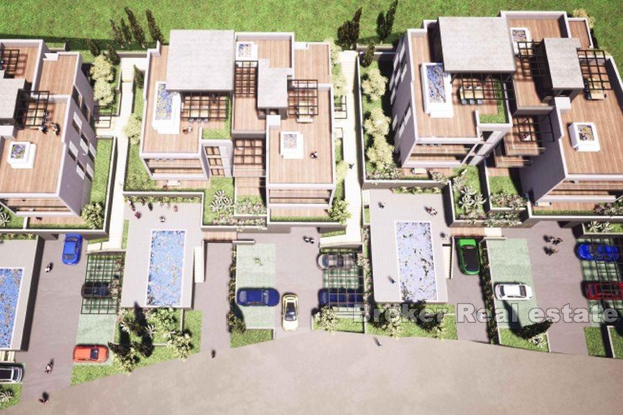 TROGIR, Apartmány s bazénem ve výstavbě v blízkosti moře