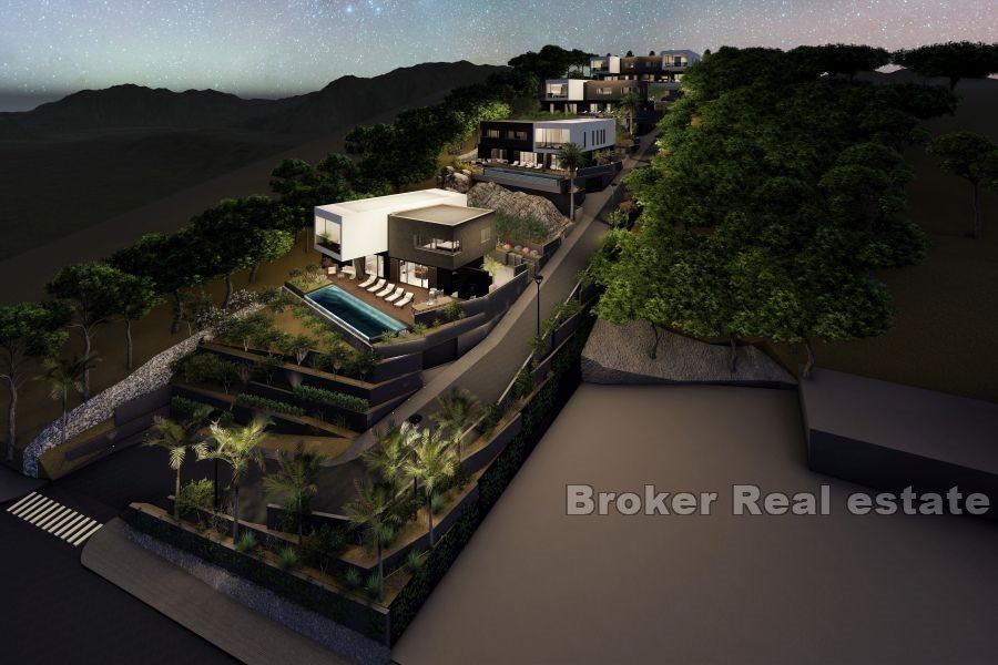 Trogir - Vila ve výstavbě s bazénem v blízkosti moře