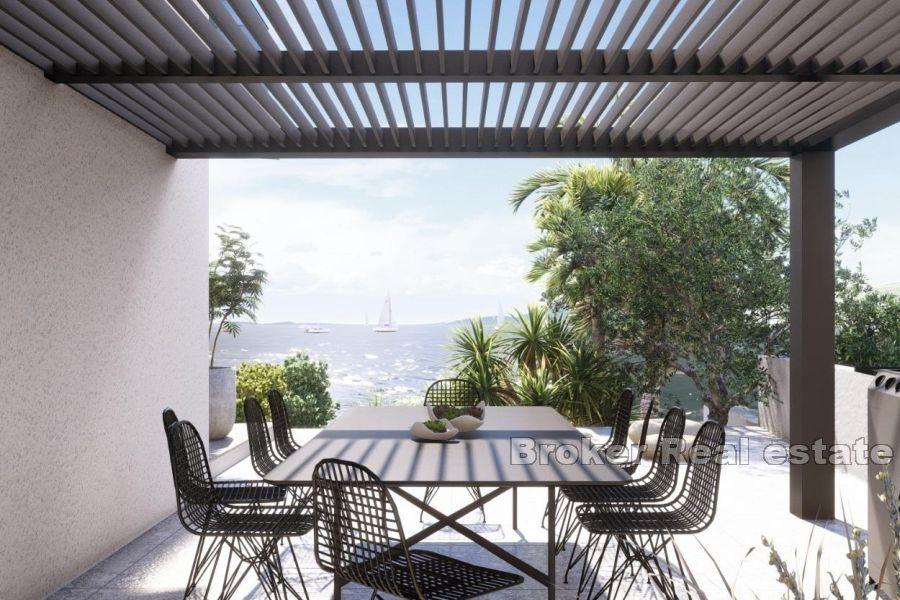 Trogir - Extraordinary apartments under construction in the first row to the sea