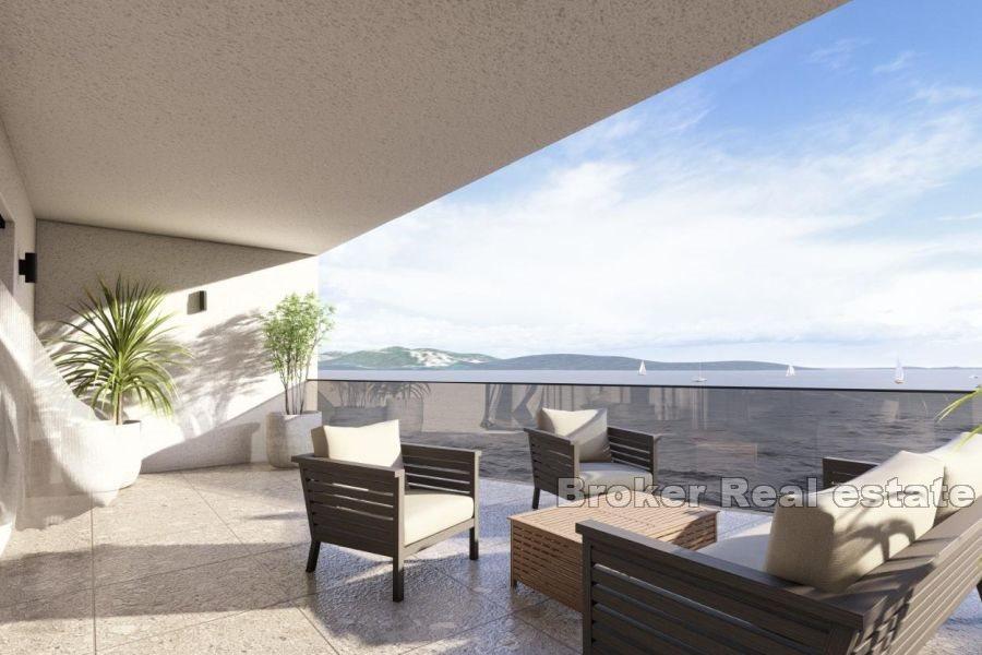 Trogir - Extraordinary apartments under construction in the first row to the sea