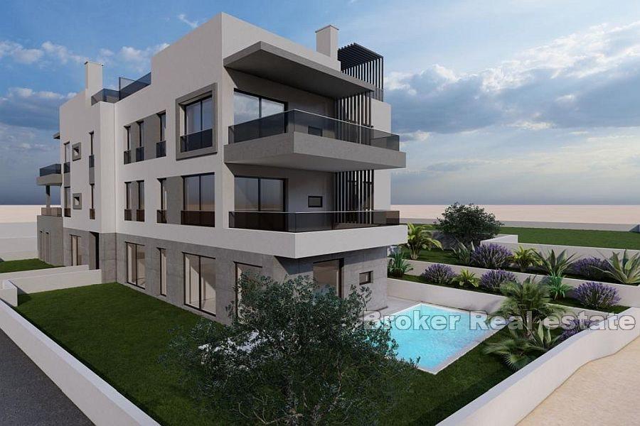 Wyspa Ciovo - Luksusowe apartamenty w budowie blisko morza