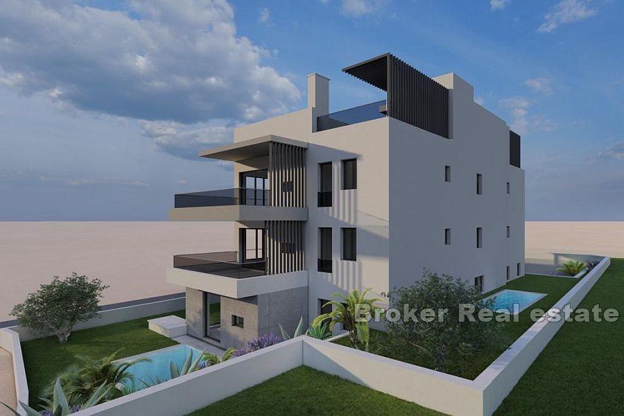 Island of Ciovo - Luxury apartments under construction near the sea