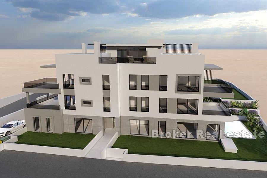 Island of Ciovo - Luxury apartments under construction near the sea