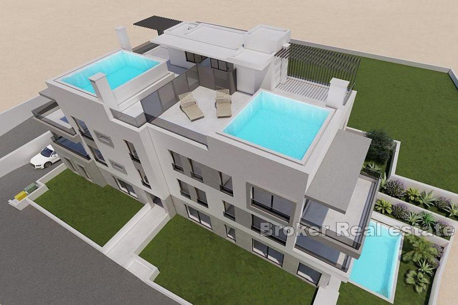 Island of Ciovo - Luxury apartments under construction near the sea