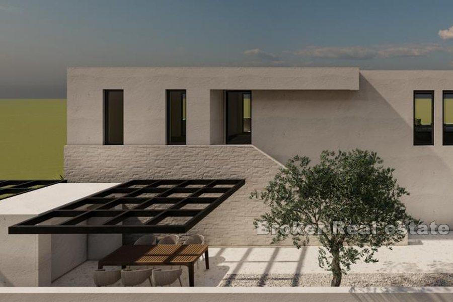Otok Čiovo - Moderan penthouse s bazenom i pogledom na more
