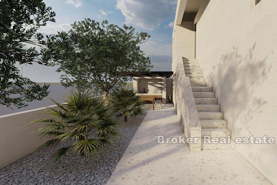 Otok Čiovo - Moderan penthouse s bazenom i pogledom na more