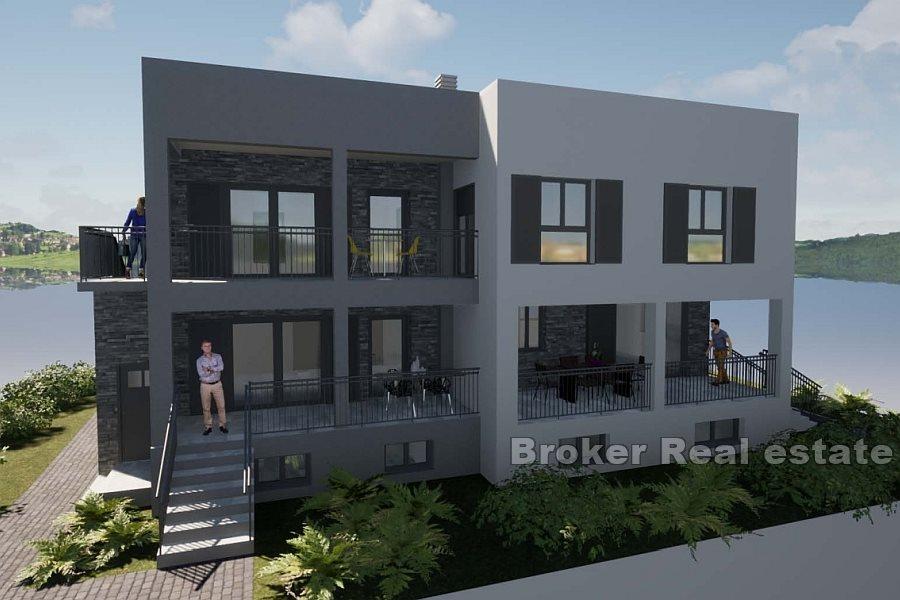 Wyspa Ciovo - Dom z widokiem na morze z projektem koncepcyjnym