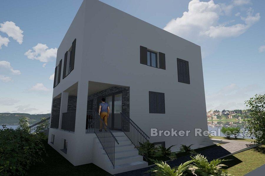 Wyspa Ciovo - Dom z widokiem na morze z projektem koncepcyjnym