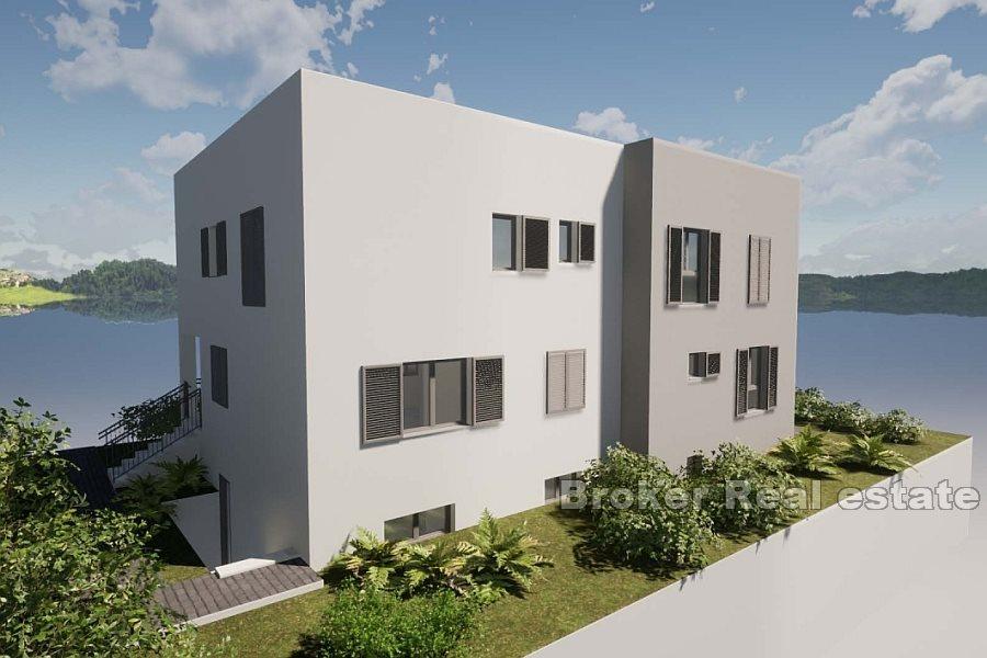 Wyspa Ciovo - Dom z widokiem na morze z projektem koncepcyjnym