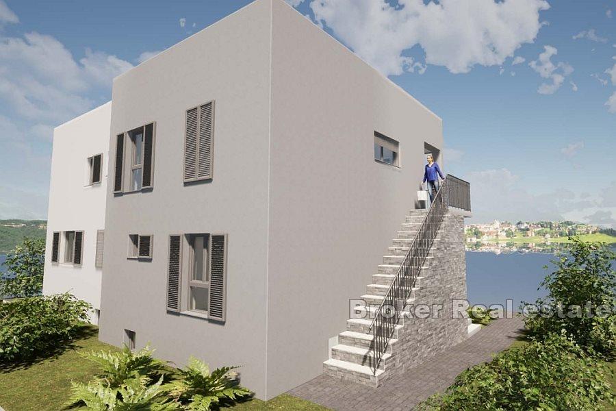 Wyspa Ciovo - Dom z widokiem na morze z projektem koncepcyjnym