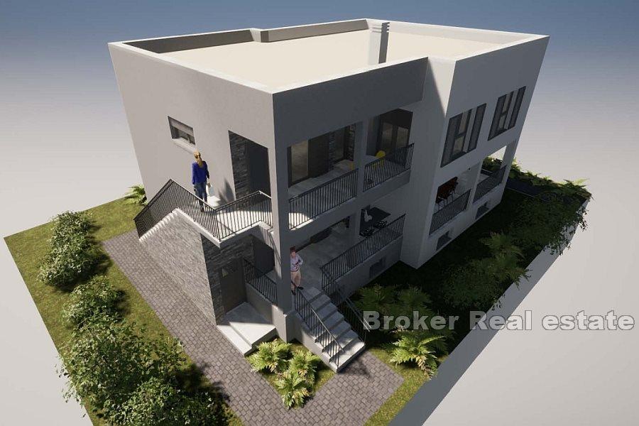 Wyspa Ciovo - Dom z widokiem na morze z projektem koncepcyjnym