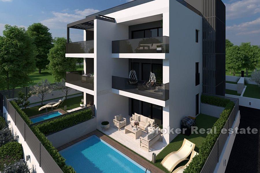Insel Čiovo – Im Bau befindliche Luxusapartments in Meeresnähe