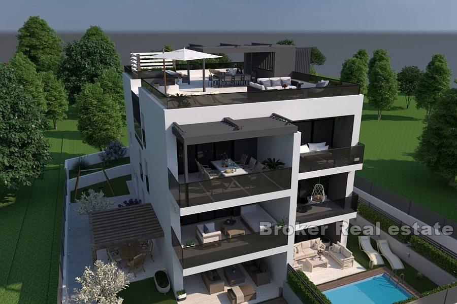 Insel Čiovo – Im Bau befindliche Luxusapartments in Meeresnähe