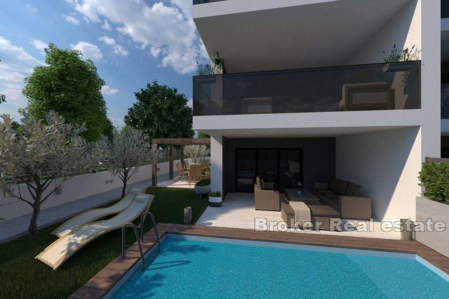 Insel Čiovo – Im Bau befindliche Luxusapartments in Meeresnähe