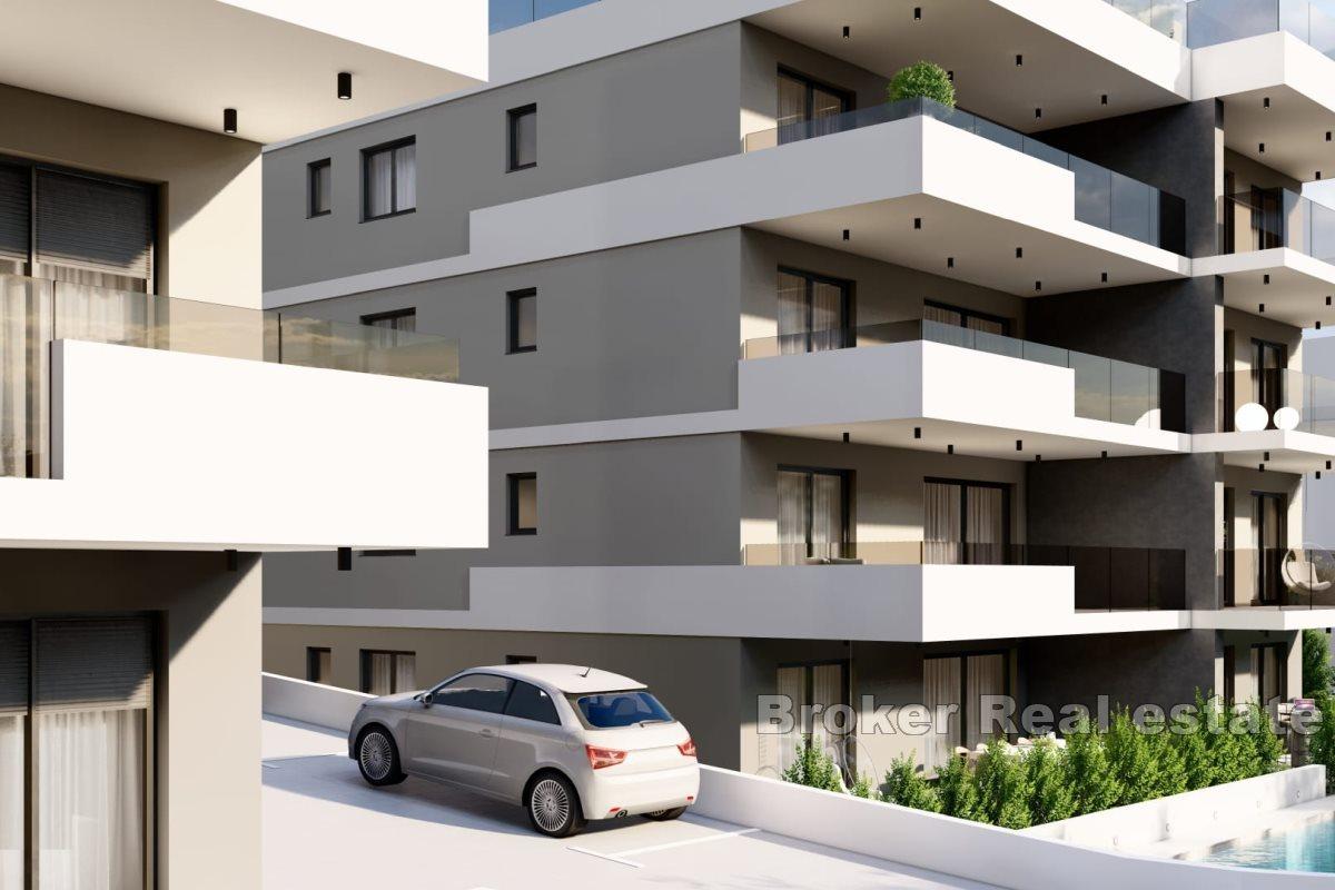 Modern apartments in a new building