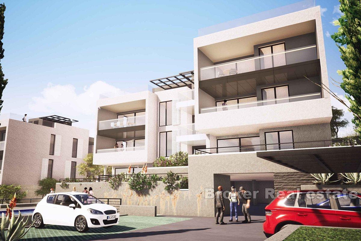 Apartament z widokiem na basen i morze