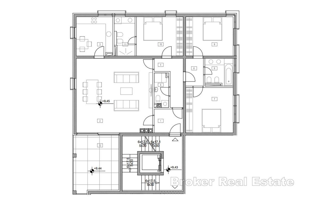 Nowoczesne mieszkanie trzypokojowe w nowym budynku