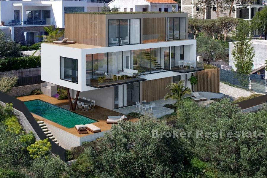 Ciovo - Villa unique avec piscine et vue mer