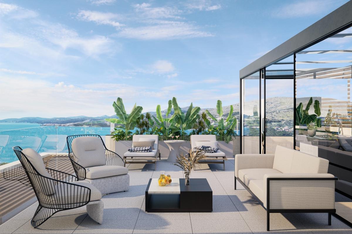 Niezwykły penthouse nad morzem