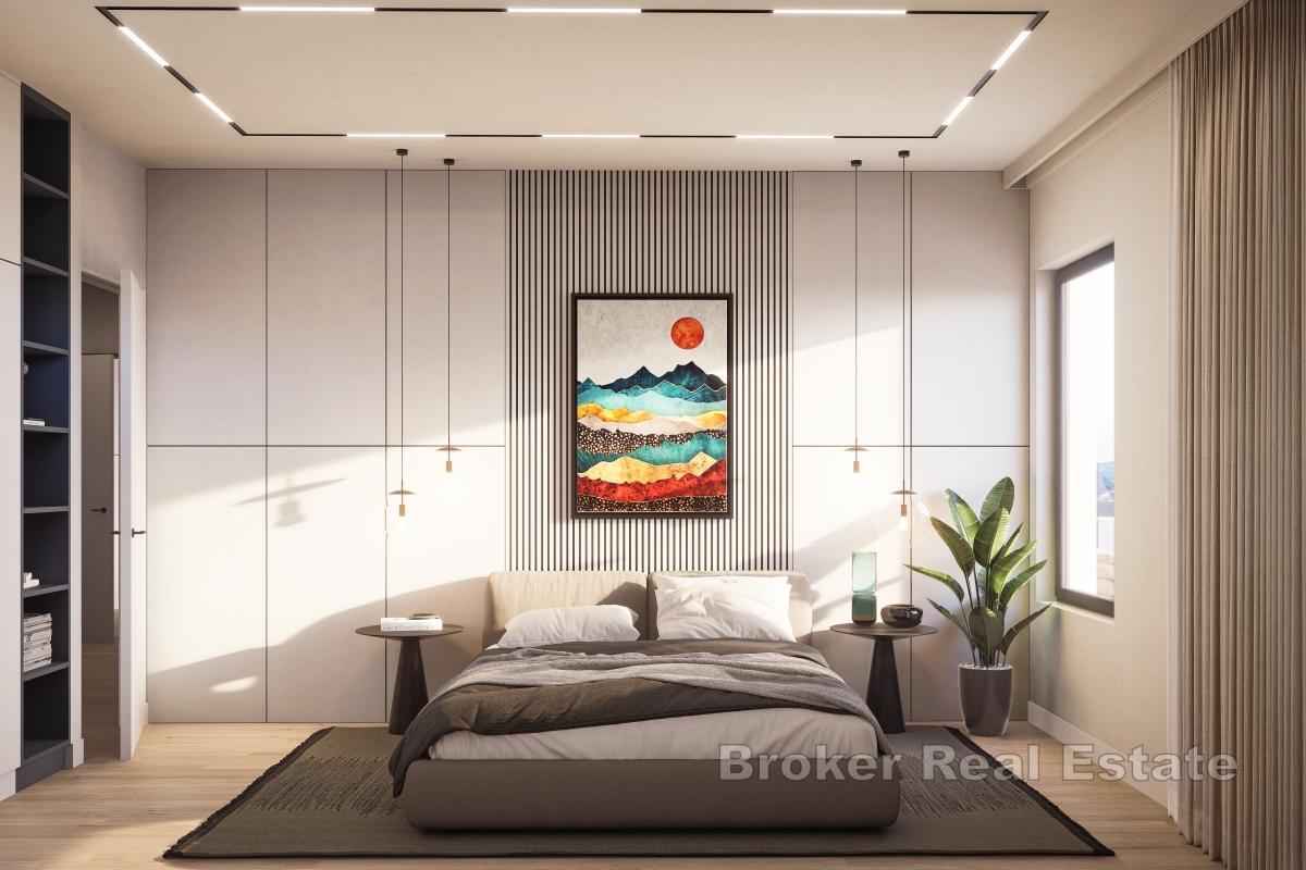 Trzypokojowy apartament w drugim rzędzie od morza