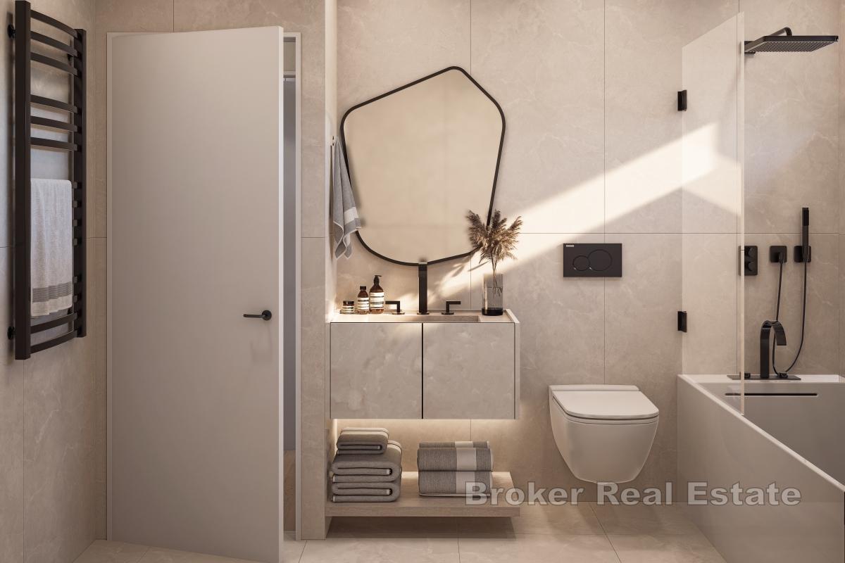 Trzypokojowy apartament w drugim rzędzie od morza