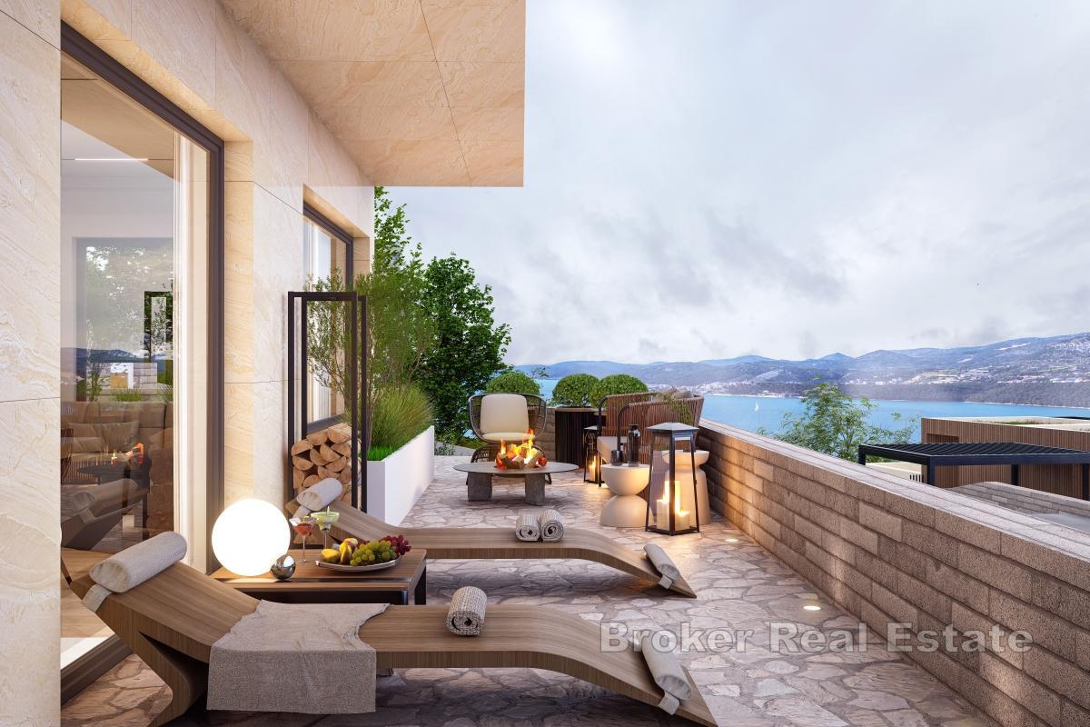 Trzypokojowy apartament w drugim rzędzie od morza