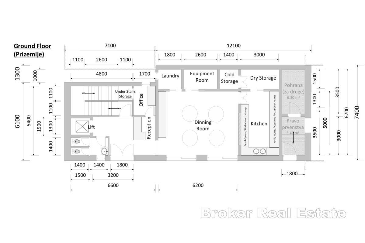 Budynek w centrum miasta do remontu