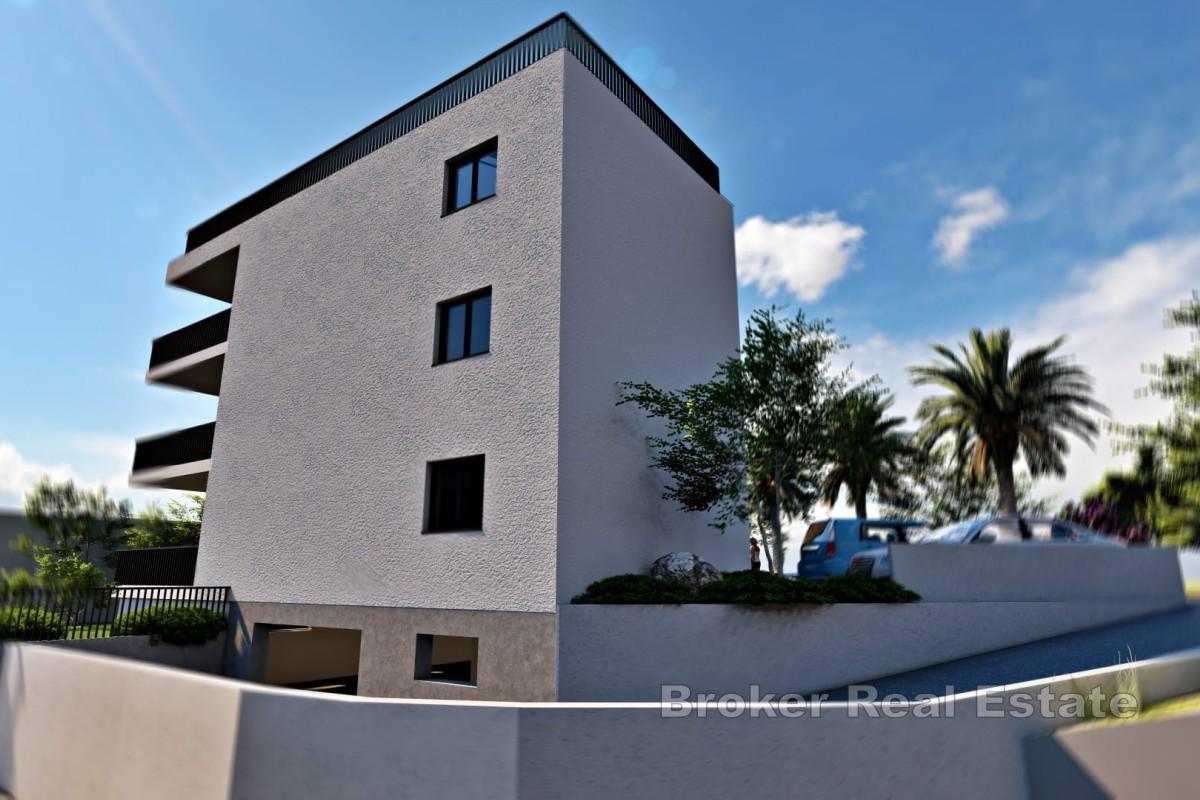 Dwupokojowy apartament typu penthouse z tarasem na dachu w nowym budynku