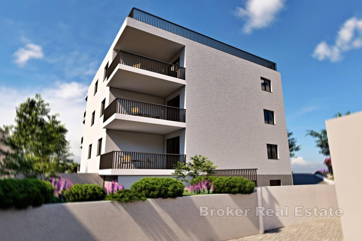 Dwupokojowy apartament typu penthouse z tarasem na dachu w nowym budynku