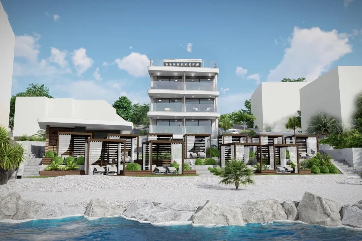 Moderní apartmán v novostavbě v první řadě u moře