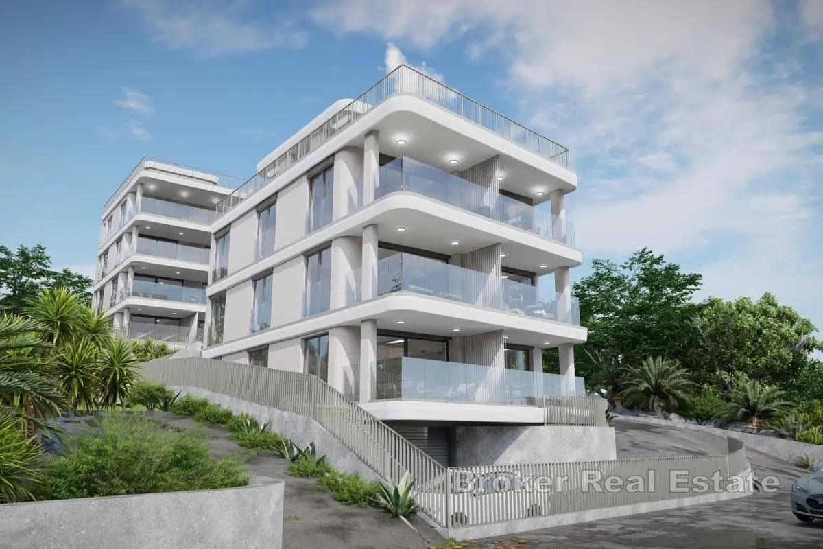 Moderní apartmán v novostavbě v první řadě u moře