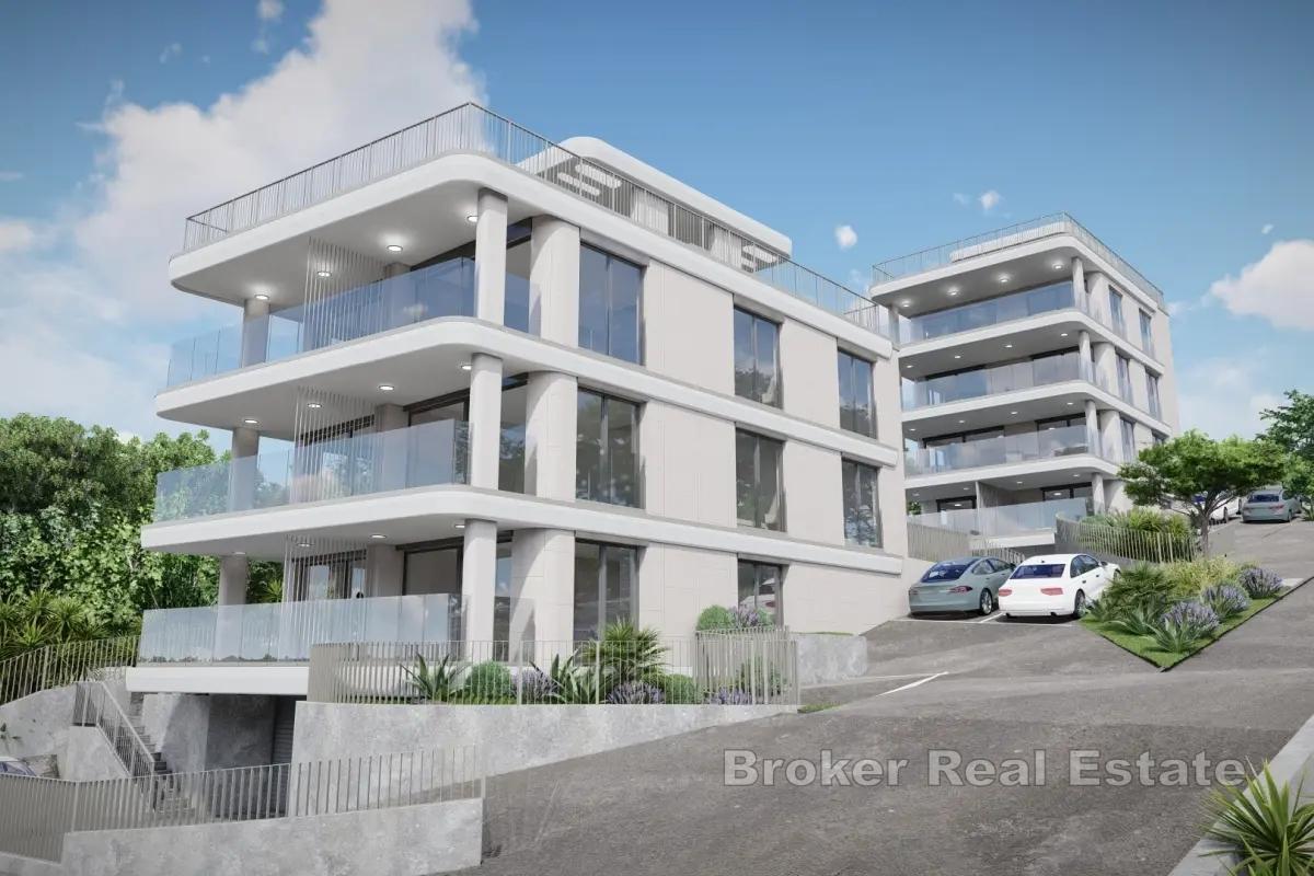 Moderne 2-Zimmer-Wohnung in einem Neubau in erster Reihe zum Meer