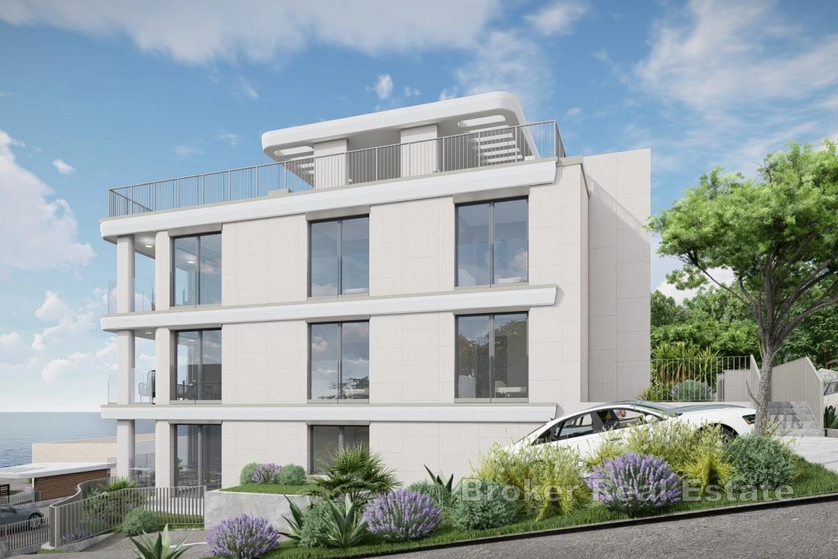 Moderný dvojizbový apartmán v novostavbe v prvom rade pri mori
