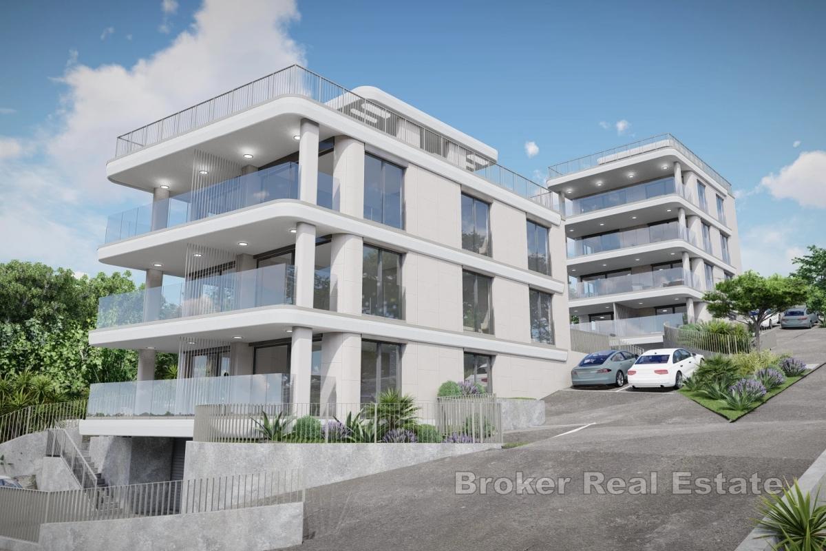 Moderne Wohnung in einem Neubau in zweiter Reihe zum Meer