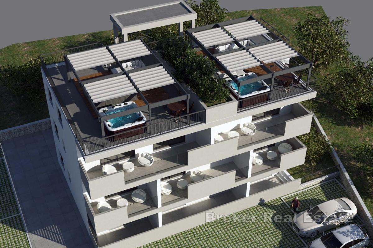 Apartament typu penthouse w nowym budynku