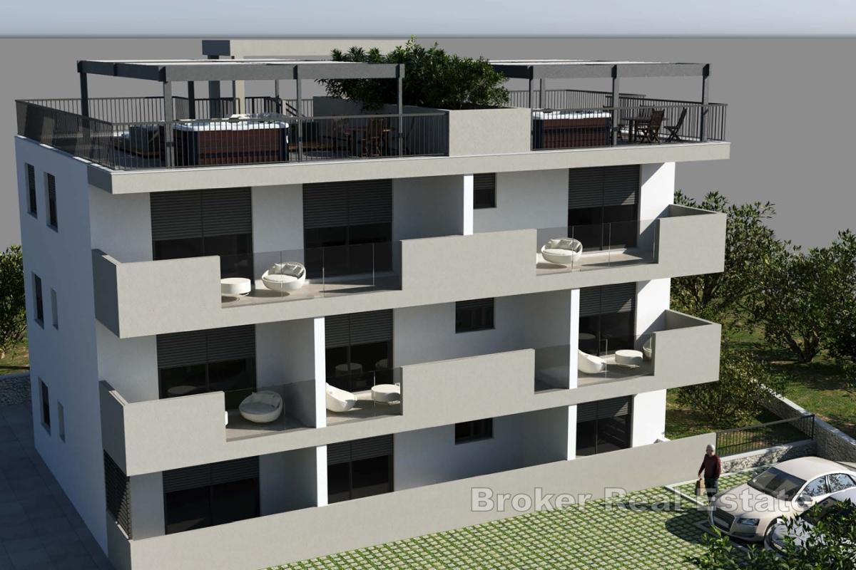 Apartament typu penthouse w nowym budynku