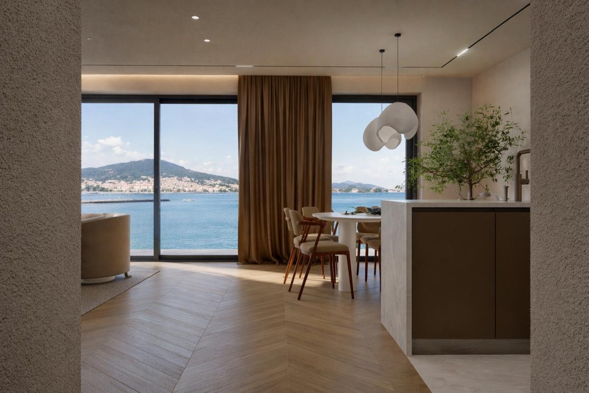 Unikalny apartament typu penthouse w nowym budynku