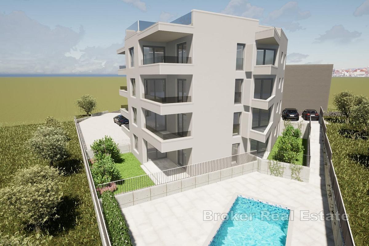 Przestronny apartament w nowym budynku