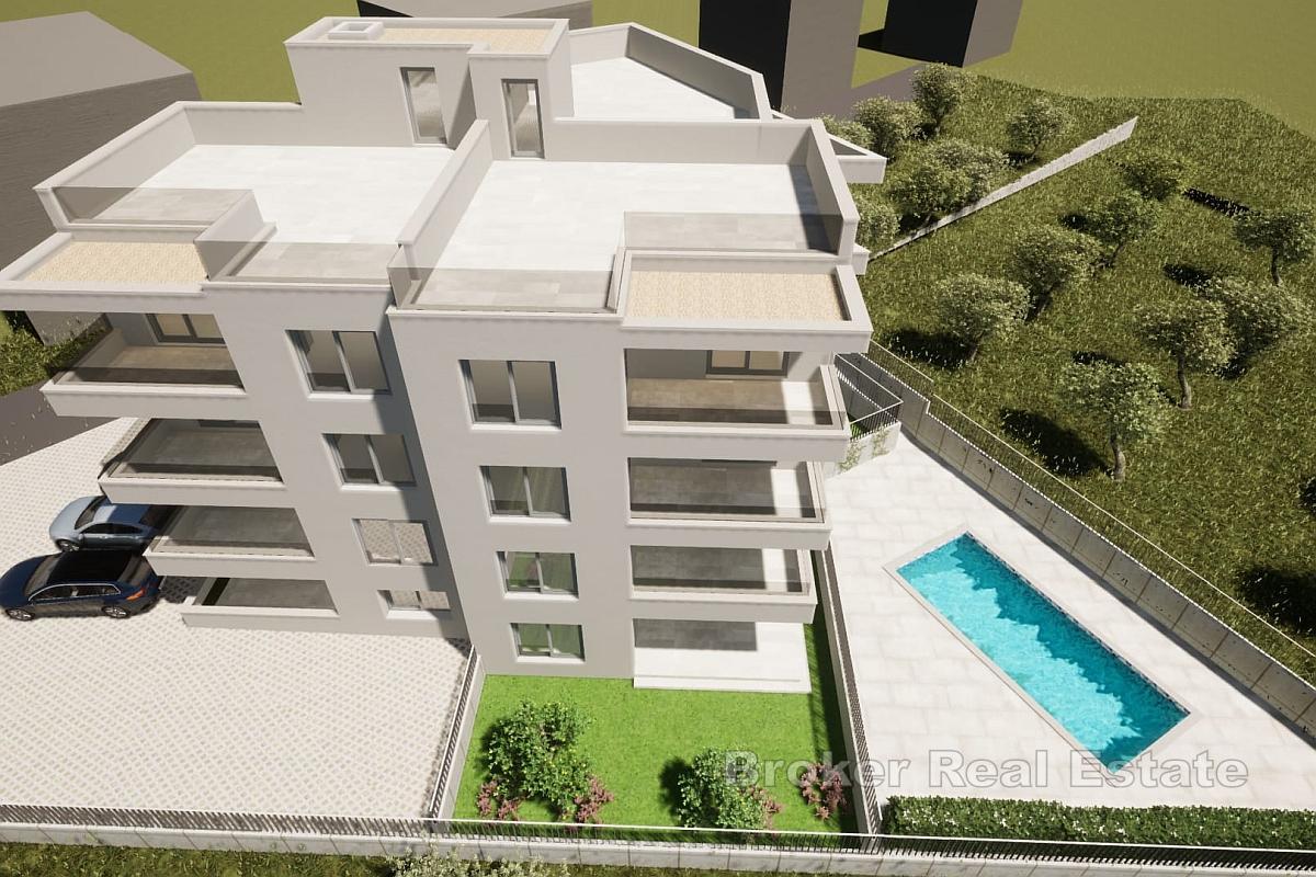 Przestronny apartament w nowym budynku